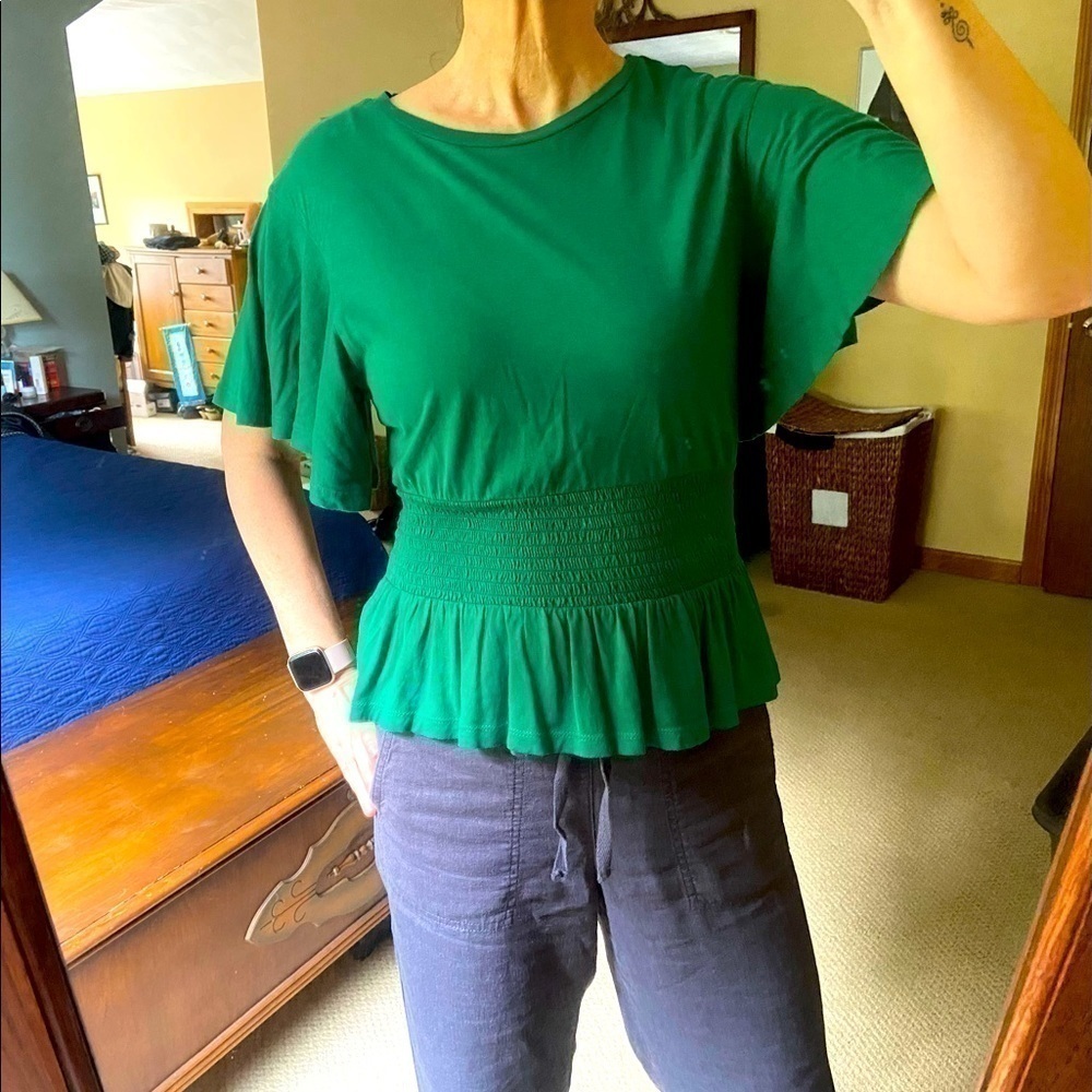 BP Kelly Green Short Sleeved Top‎ sz sm​​​​​​​​​​​​​​​​​​​​​​​​​​